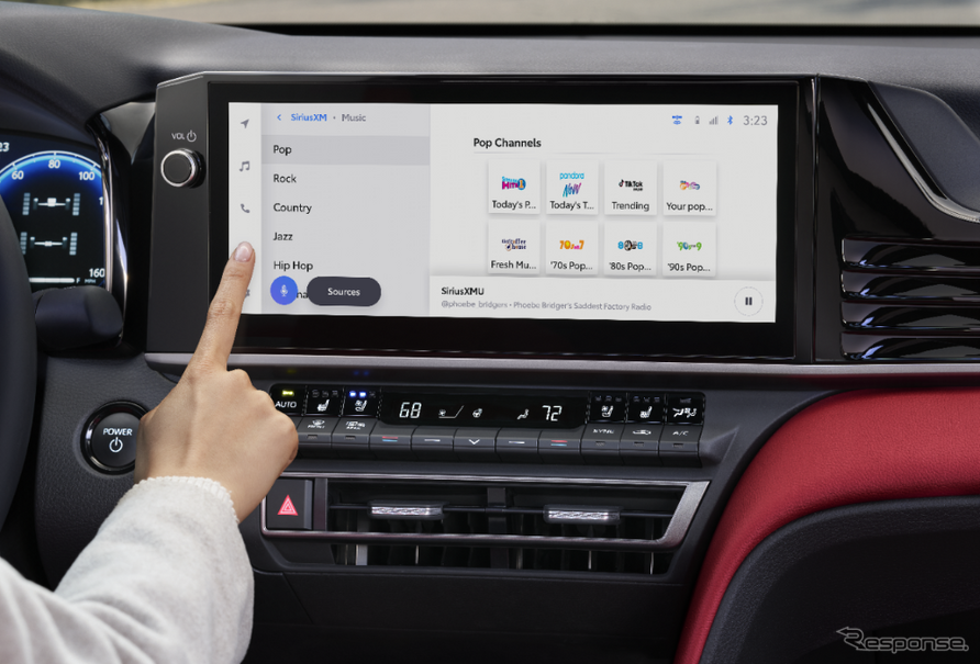 トヨタとレクサスが「SiriusXM」の3年サブスクリプションプログラム適用