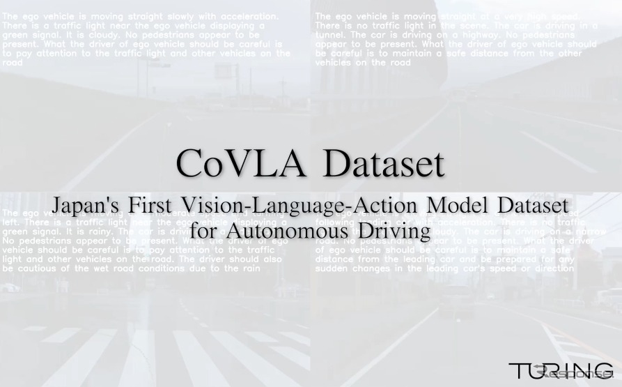 日本初の自動運転VLAデータセット「CoVLA」