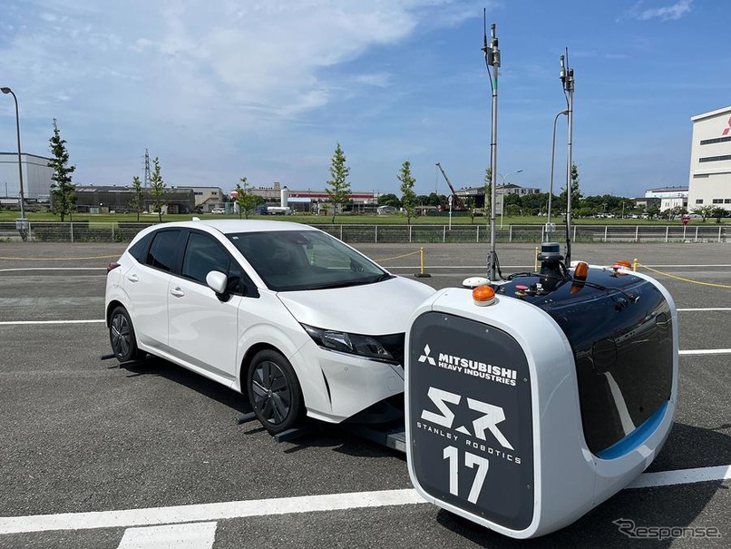 三菱重工機械システムの車両搬送ロボット