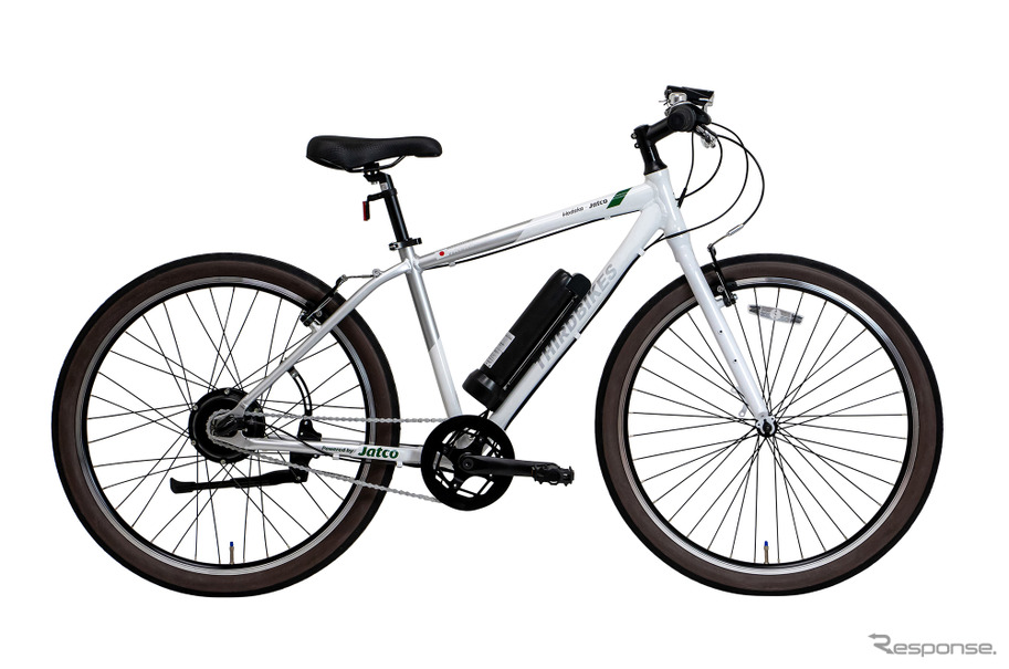 ジヤトコとホダカが開発した電動アシスト自転車のプロトタイプ