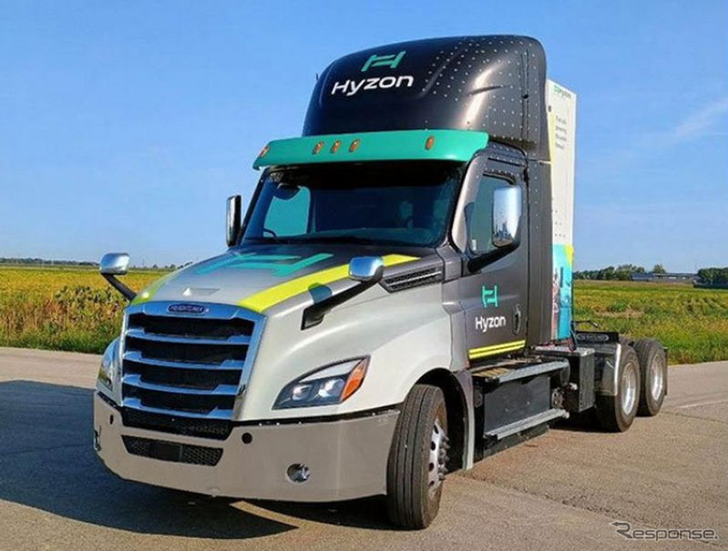 米Hyzonの200kWの新型燃料電池トラック