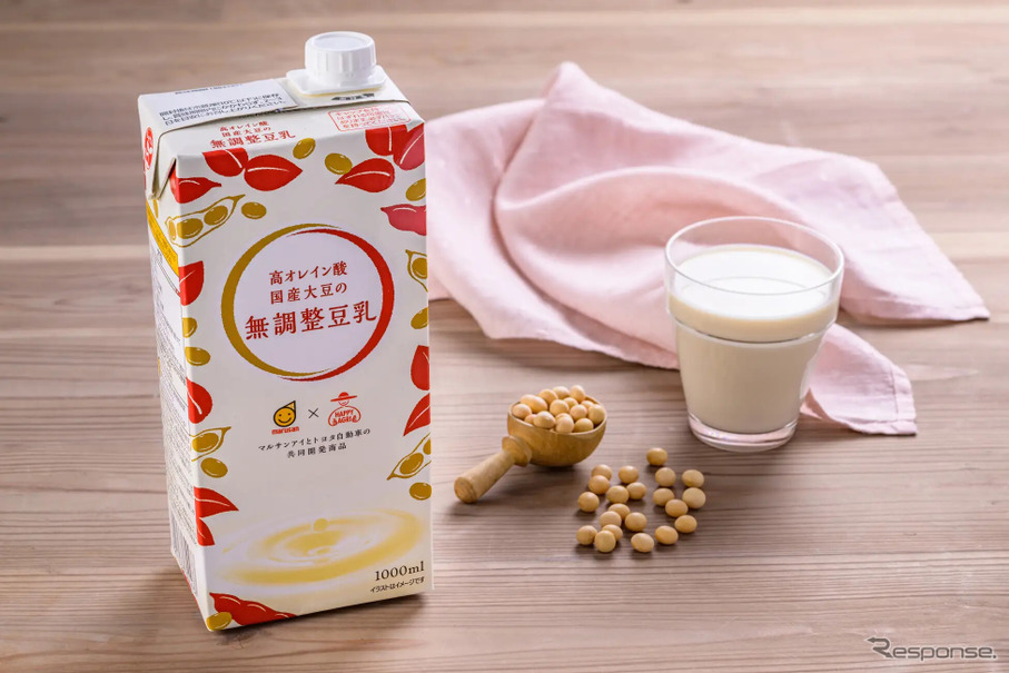 トヨタとマルサンアイが共同開発した「高オレイン酸 国産大豆の無調整豆乳 1000ml」