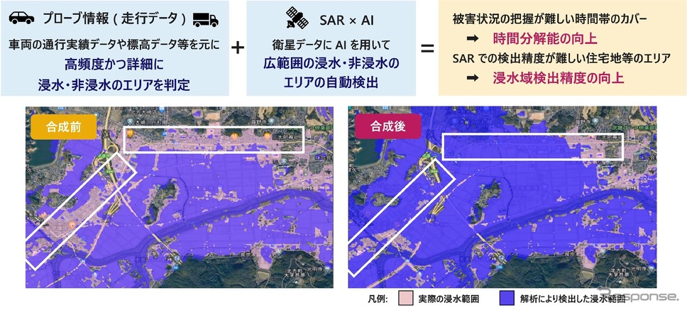 トヨタとスペースシフトが衛星と車両データ活用で新たな災害対策技術開発へ