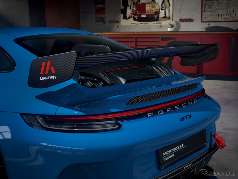 ポルシェ『718ケイマンGT4』『911 GT3』対応のマンタイパフォーマンスキット