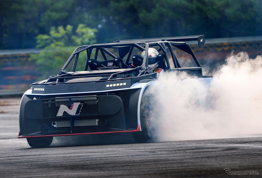 ヒョンデの次世代スポーツEVのテスト車両（ローリングラボ）『RN24』