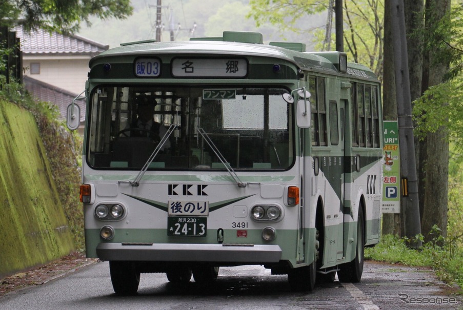 展示予定車両、レトロバス「BU04」