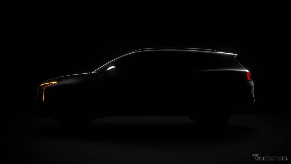 キアの新型車のティザー