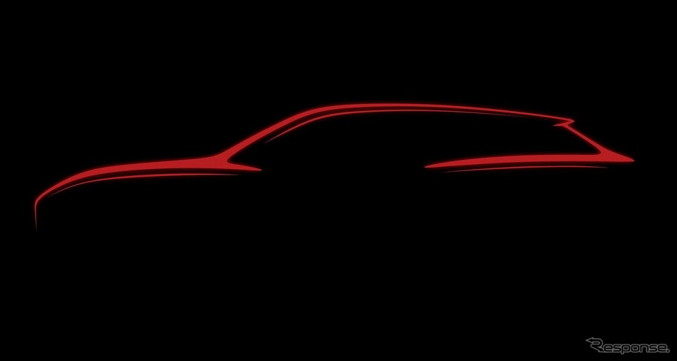 メルセデスAMGの自社開発の高性能電動SUVのスケッチ