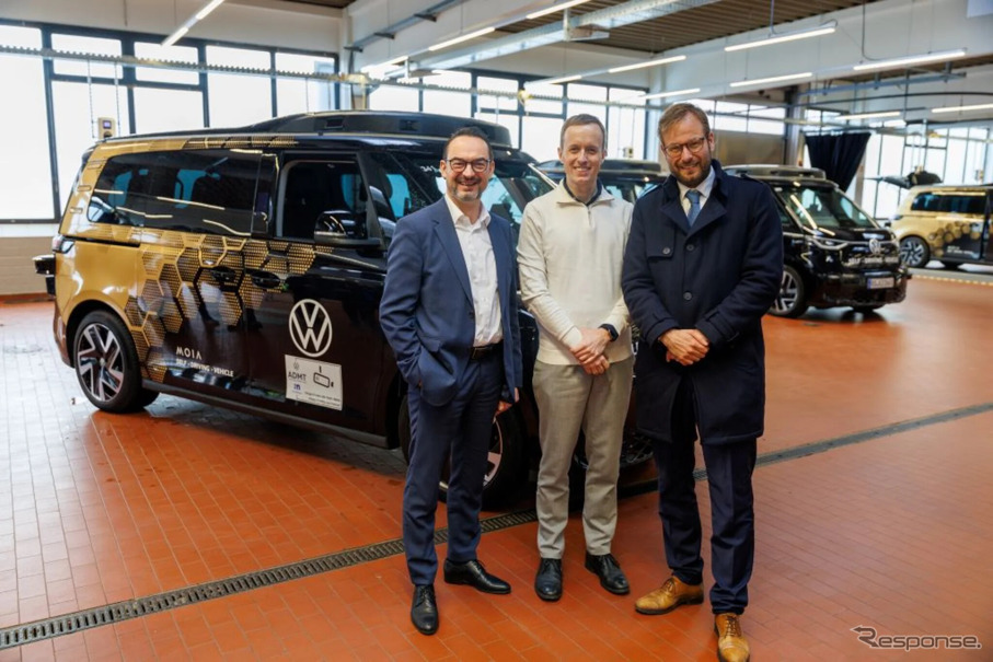 VWがグループ技術を結集しドイツで自動運転シェアライドの実証実験開始。車両は電気ミニバン『ID.Buzz』