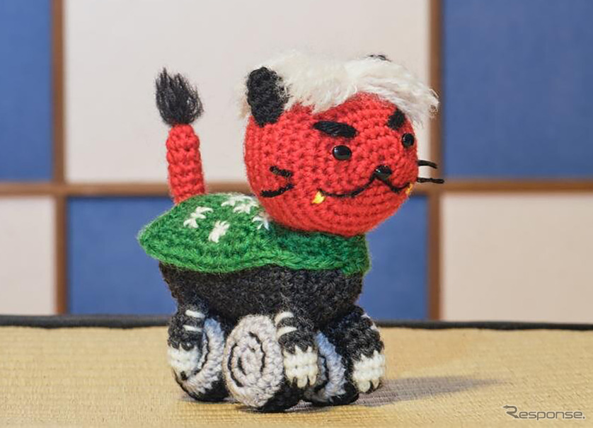 ヤマハ発動機の「あみぐるみ・羊毛フェルト」の最新作品「トリ獅子」