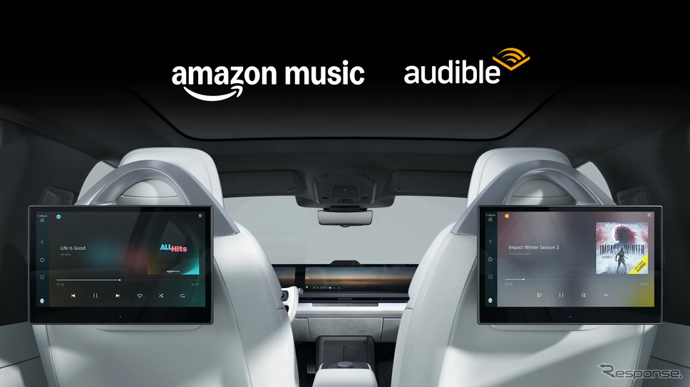 ソニー・ホンダモビリティが次世代EV「AFEELA」の車内エンターテインメントサービスにAmazon MusicとAudibleを導入