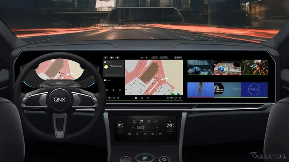 QNXの自動車メーカー向けの革新的なフレームワーク「QNX Cabin」
