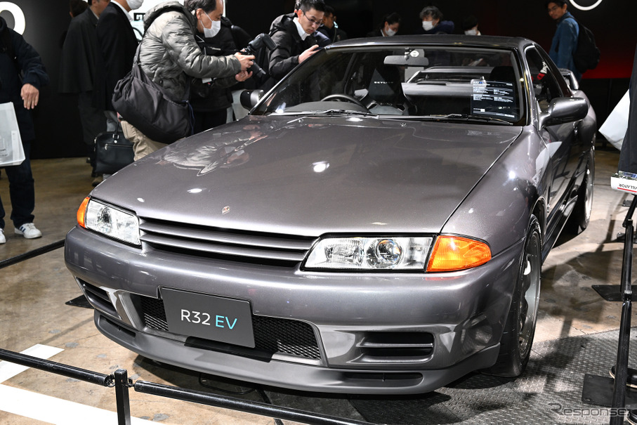 R32型日産『スカイラインGT-R』を電気自動車化したコンセプトモデル「R32EV」（東京オートサロン2025）