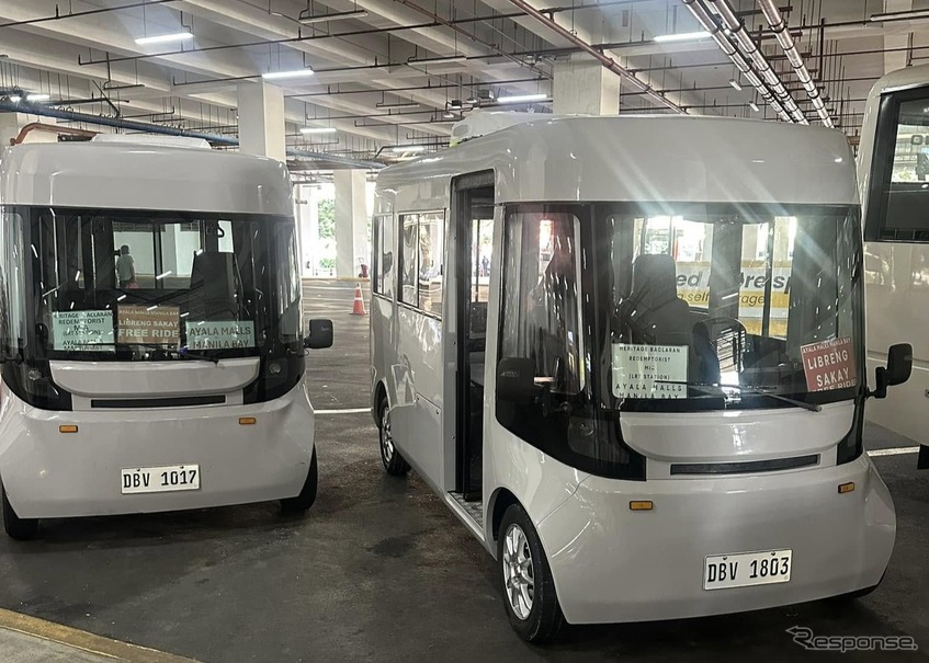 アセンブルポイントがフィリピンの首都マニラの大型ショッピングモールにEVミニバス『Smart BUS』を納車