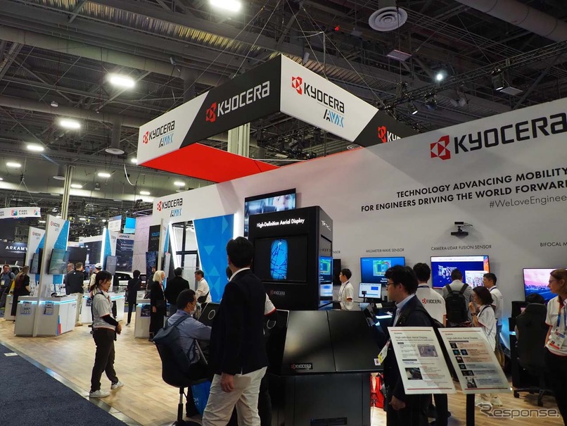 CES 2025、LVCC（ラスベガスコンベンションセンター）のWestHallに出展した京セラ