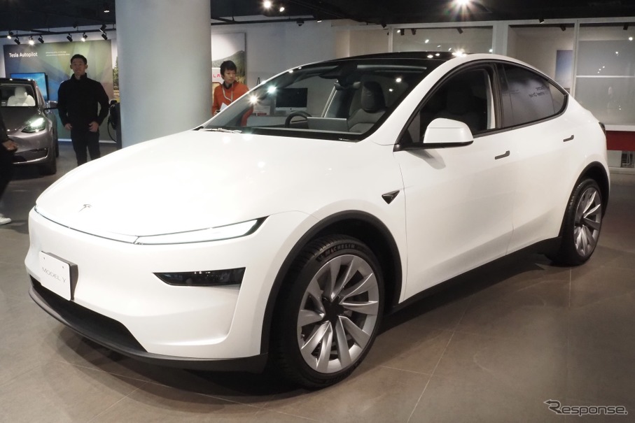 日本導入されたテスラ・モデルY改良新型
