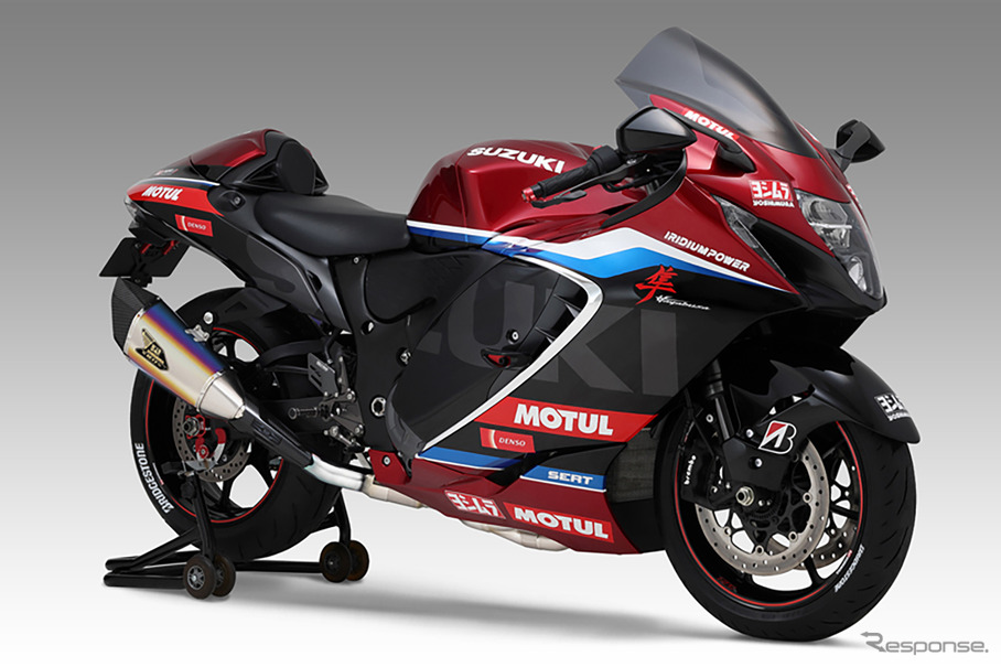 ハヤブサ用フルエキゾーストマフラー・機械曲 R-11Sq R チタンサイクロン 2本出し 政府認証