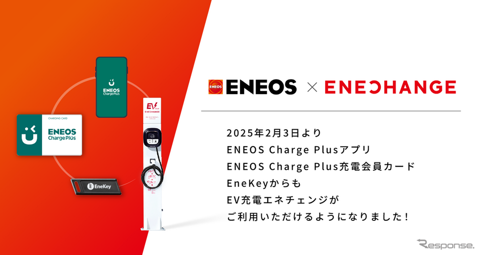 ENEOSがエネチェンジのEV充電器とローミング連携