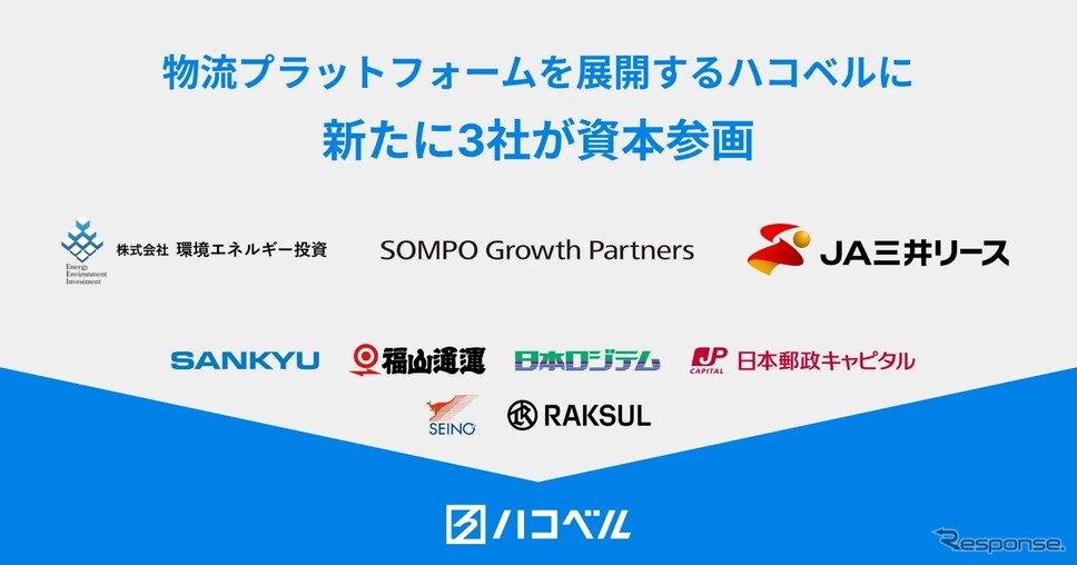 ハコベルに新たに3社が資本参画
