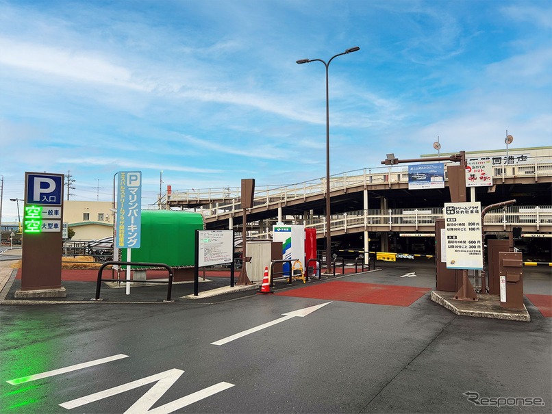 ETC多目的利用サービス「ETCX」が静岡県の「清水マリンパーキング（県営 日の出駐車場）」で利用可能に