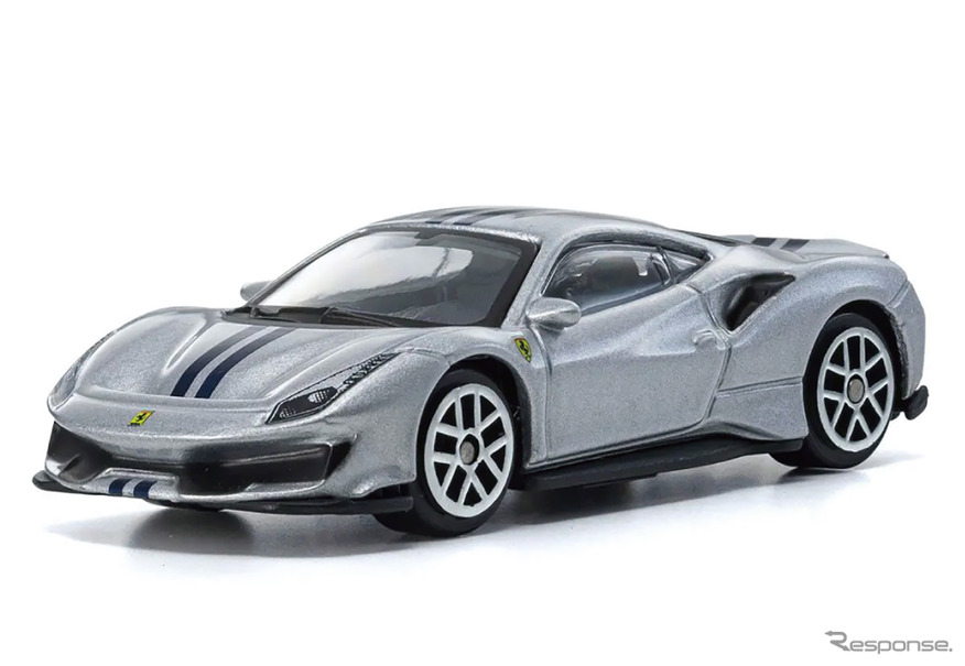 フェラーリ『488 Pista』の1/64スケールミニカー