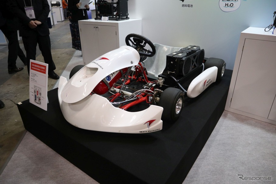 ネクスティが開発したFCカート（H2＆FC EXPO 水素・燃料電池展）