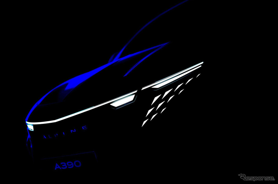 アルピーヌA390のティザー