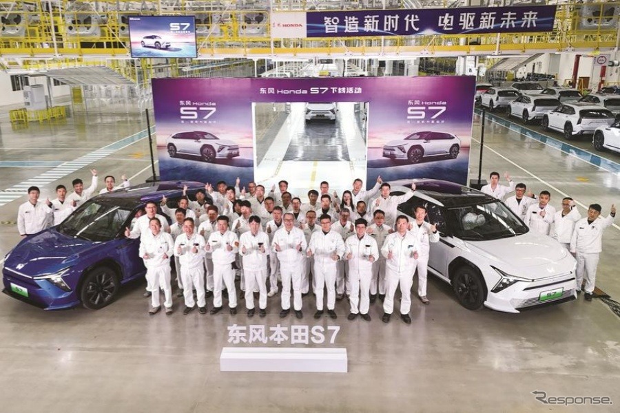 東風ホンダが新型EV『S7』生産開始