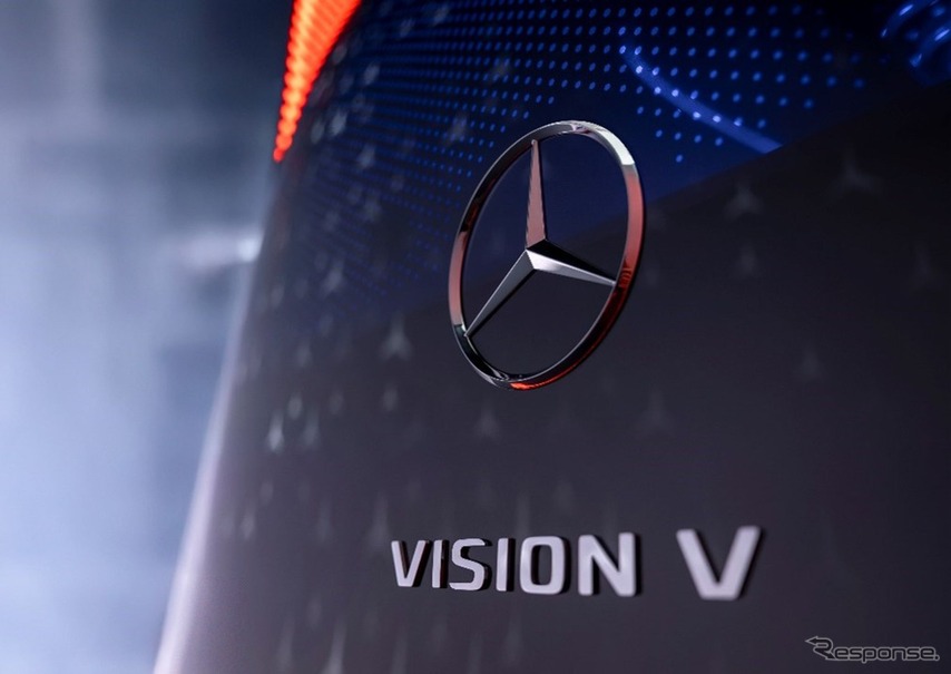 メルセデスベンツの次世代バンのコンセプトカー『Vision V』のティザー
