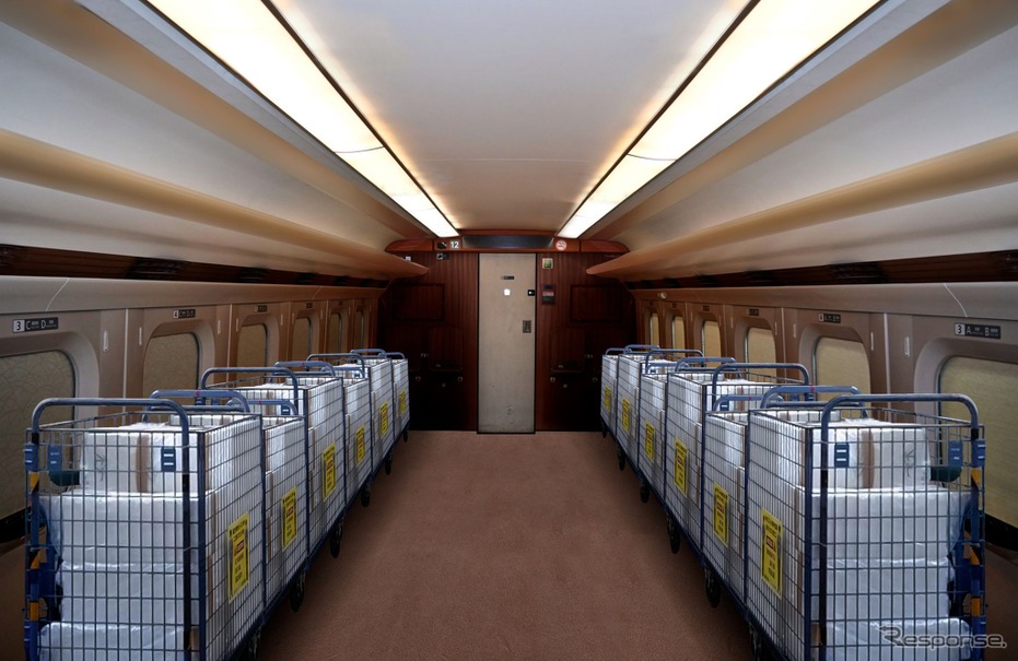 新幹線の荷物専用車両のイメージ