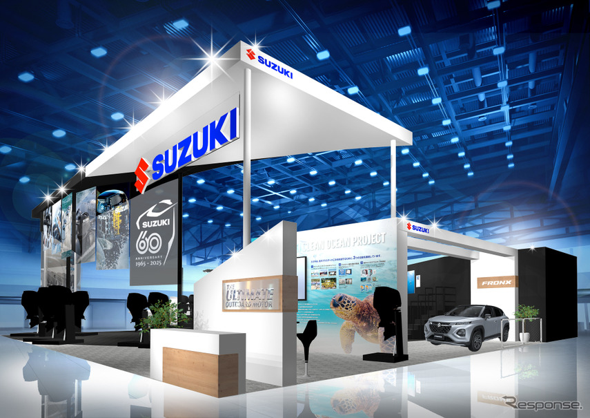 スズキのジャパンインターナショナルボートショー2025ブースイメージ