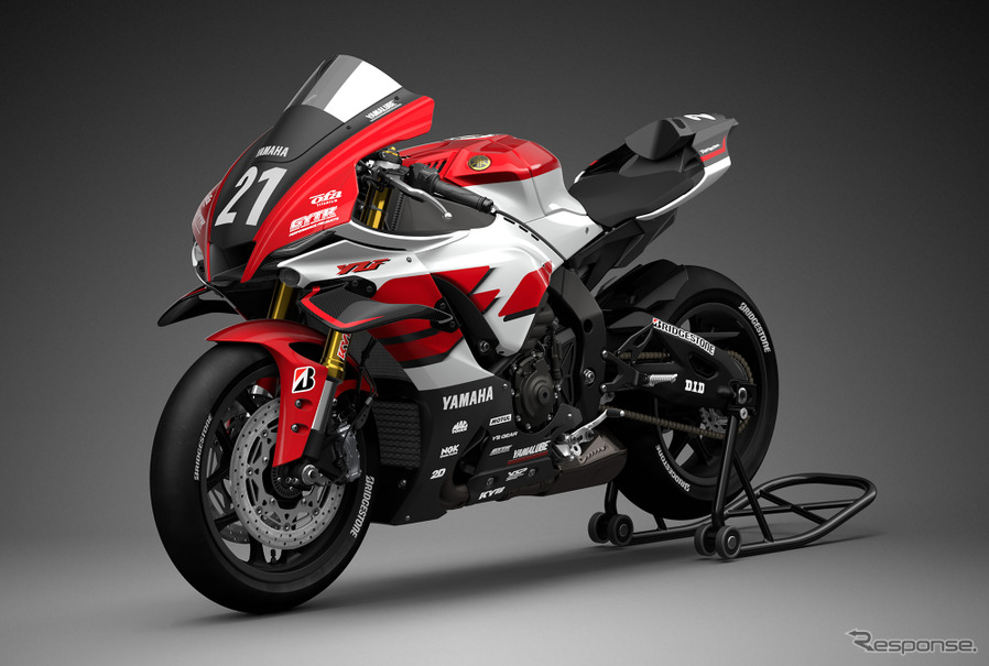ヤマハが6年ぶりに「鈴鹿8耐」復帰へ。参戦マシン「YZF-R1」は1999年のマシンをオマージュした「ホワイト×レッド」に