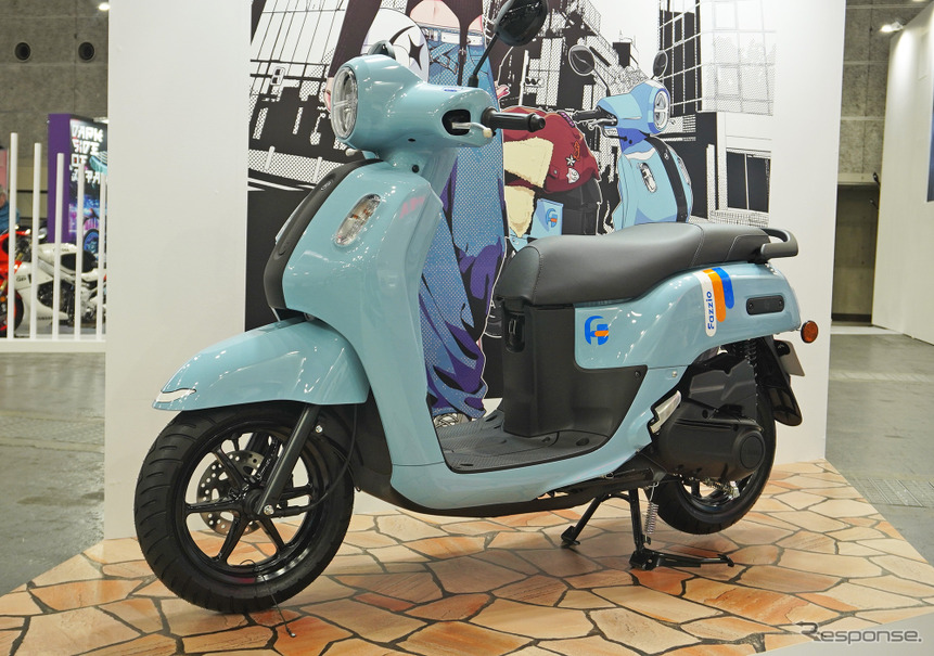 ヤマハがサプライズ公開した125ccスクーター『Fazzio（ファッジオ）』（大阪モーターサイクルショー2025）