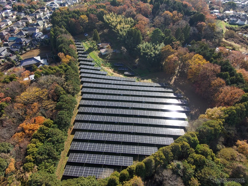 供給を行う北関東の太陽光発電所