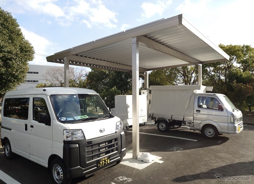 バッテリー交換ステーションとバッテリー交換式EV