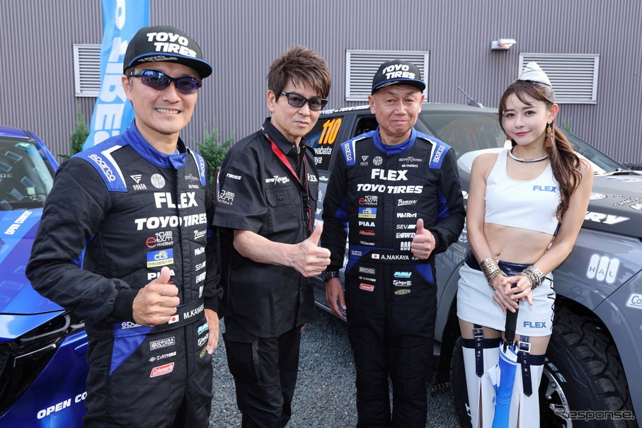 哀川翔の「FLEX SHOW AIKAWA Racing」が2025年ラリー参戦体制を発表