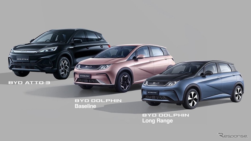 BYD『ドルフィン』と『ATTO 3』を値下げ、300万円切るエントリー BYD『ドルフィン』と『ATTO 3』を値下げ、300万円切るエントリー