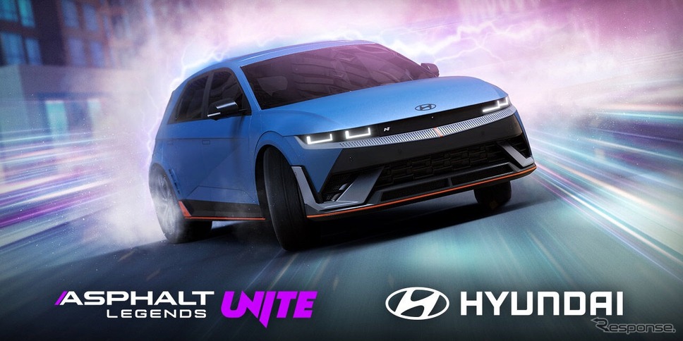 ヒョンデがレースゲーム「Asphalt Legends Unite」と提携。高性能EV『アイオニック5 N』を仮想ドライブ可能に