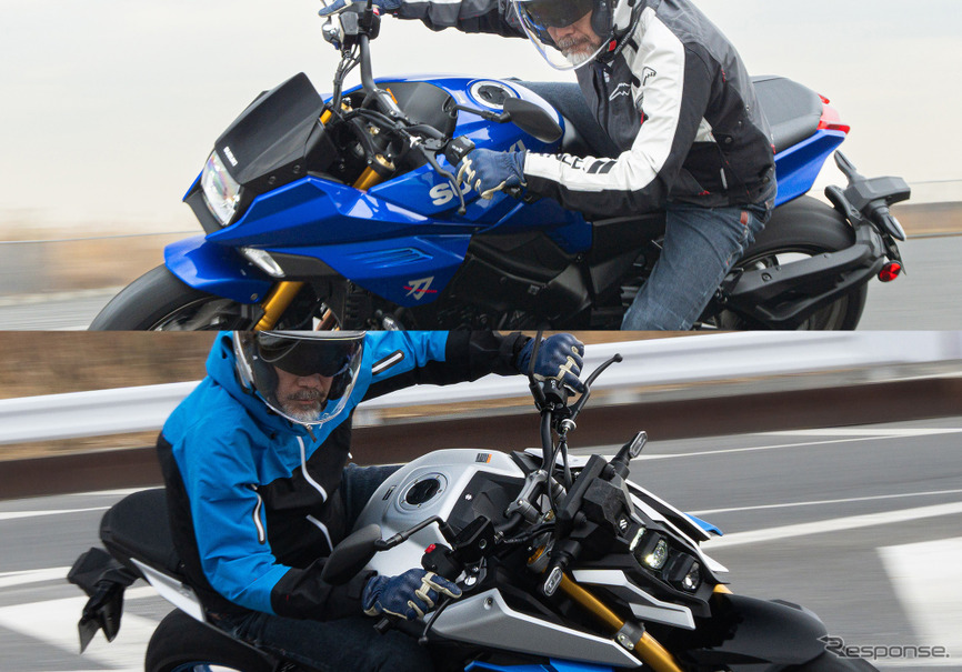 スズキ カタナ（上）とGSX-S1000（下）兄弟車徹底比較！