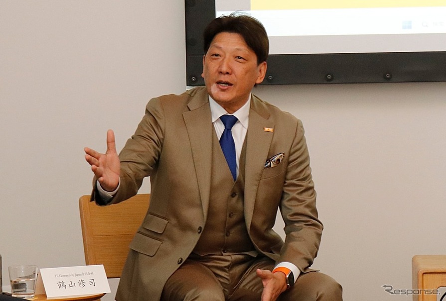 TE Connectivity Japan 代表取締役社長 職務執行者 兼 日本/ASEAN地域 オートモーティブ事業本部　VP&GMの鶴山修司氏