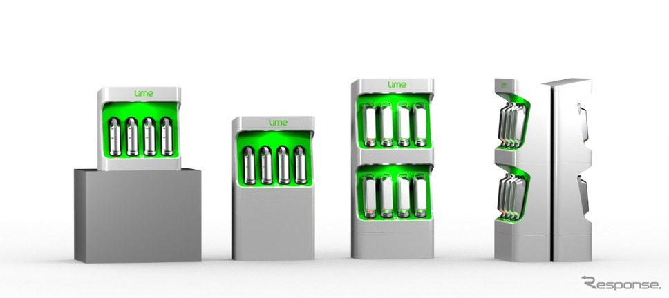 Limeのバッテリースワップステーション