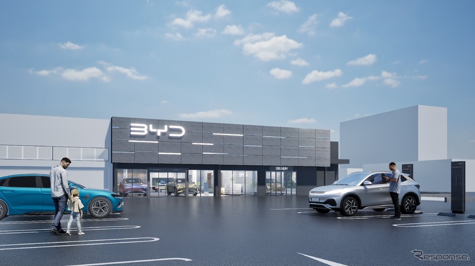 「BYD AUTO 松阪」の完成イメージ