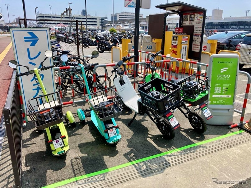 大阪国際（伊丹）空港で「EVバイクシェアGOGO」サービスの実証実験を開始
