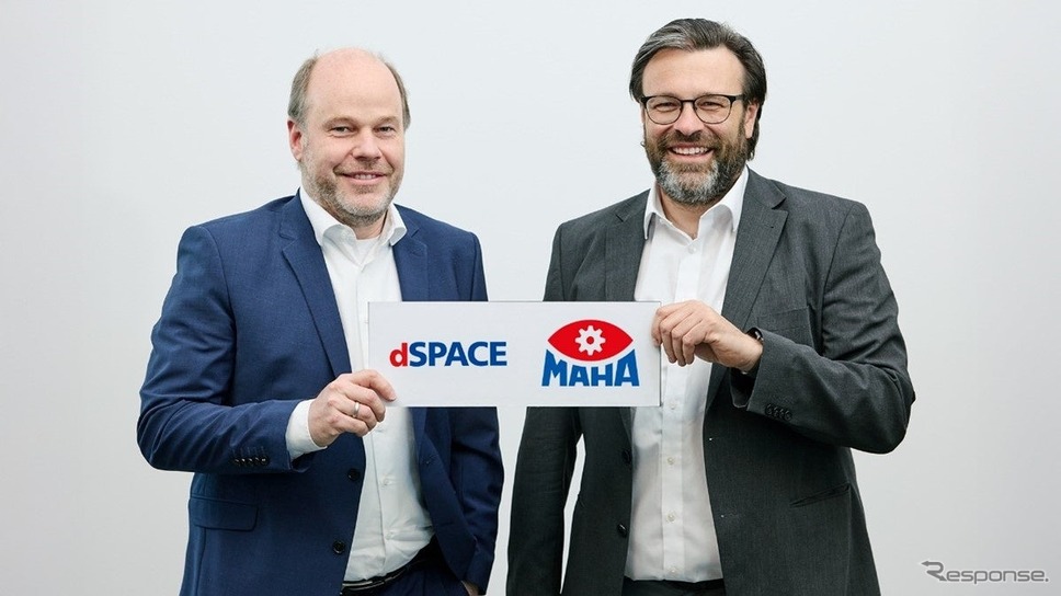 Carsten Hoff（dSPACEのCEO）とPeter Geigle（MAHAグループのCEO）