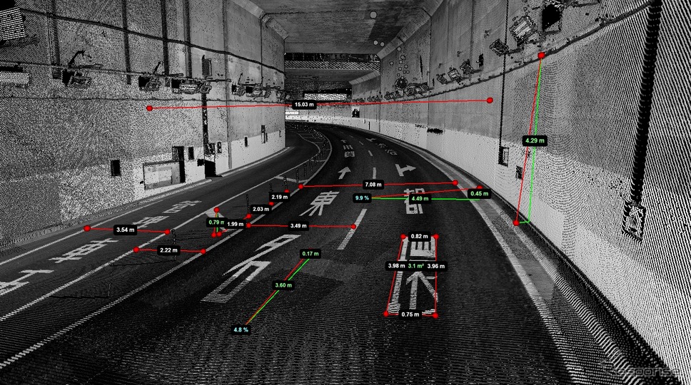 ダイナミックマッププラットフォーム「3Dmapspocket」画面イメージ
