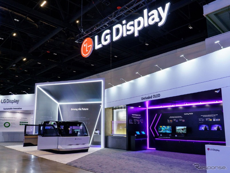 LGディスプレイの「SID Display Week 2025」のブース