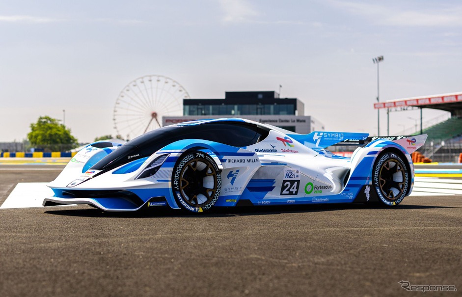 ボッシュの水素燃料電池駆動のレーシングカー『H24EVO』