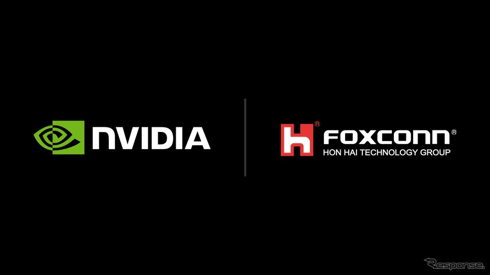 NVIDIAとFoxconnのロゴ