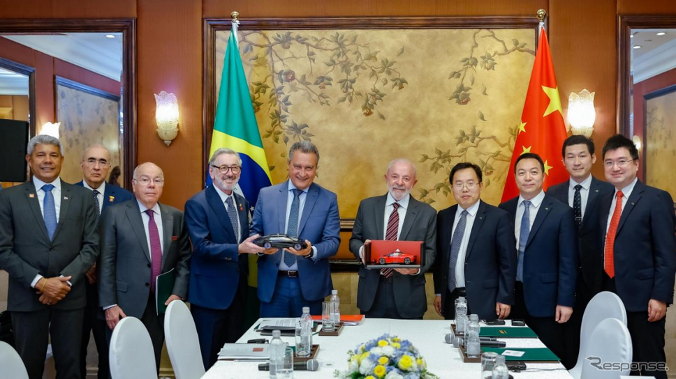 中国の広汽集団（GAC）がブラジルのルラ大統領と北京で会談