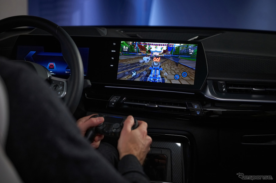 BMWの「OS9」搭載車では車内でゲームもできる